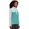 Columbia womens Benton Springs 1/2 Snap Pull Over Ii(Teal/Spray)