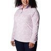 Columbia womens Glacial Iv Print Half Zip(Aura Solarized Print)