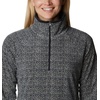 Columbia womens Glacial Iv Print Half Zip(Black Herringbone Print)