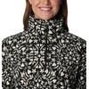 Columbia womens Glacial Iv Print Half Zip(Black Polarize)