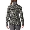 Columbia womens Glacial Iv Print Half Zip(Black Polarize)