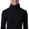 Columbia womens Glacial Iv Print Half Zip(Black Quilt Pattern/ Black)