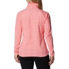 Columbia womens Glacial Iv Print Half Zip(Blush Pink Herringbone Print)