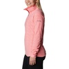 Columbia womens Glacial Iv Print Half Zip(Blush Pink Herringbone Print)