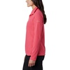 Columbia womens Glacial Iv Print Half Zip(Bright Geranium Quilt Pattern)