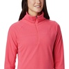 Columbia womens Glacial Iv Print Half Zip(Bright Geranium Quilt Pattern)