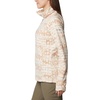 Columbia womens Glacial Iv Print Half Zip(Chalk Stippled Stripe)