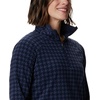 Columbia womens Glacial Iv Print Half Zip(Dark Nocturnal Houndstooth)