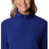 Columbia womens Glacial Iv Print Half Zip(Dark Sapphire Quilt Pattern)