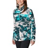 Columbia womens Glacial Iv Print Half Zip(Dusty Pink Geoglacial)