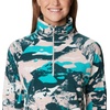 Columbia womens Glacial Iv Print Half Zip(Dusty Pink Geoglacial)
