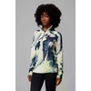 Columbia womens Glacial Iv Print Half Zip(Everblue Snowflight)