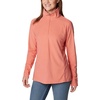 Columbia womens Glacial Iv Print Half Zip(Faded Peach Quilt Pattern)