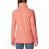 Columbia womens Glacial Iv Print Half Zip(Faded Peach Quilt Pattern)