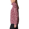 Columbia womens Glacial Iv Print Half Zip(Marionberry Polarize)