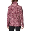 Columbia womens Glacial Iv Print Half Zip(Marionberry Polarize)