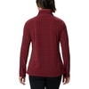Columbia womens Glacial Iv Print Half Zip(Marsala Red Houndstooth)