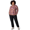 Columbia womens Glacial Iv Print Half Zip(Moonvista Timberwild)