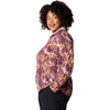 Columbia womens Glacial Iv Print Half Zip(Moonvista Timberwild)