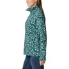 Columbia womens Glacial Iv Print Half Zip(Night Wave Polarize)