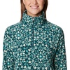 Columbia womens Glacial Iv Print Half Zip(Night Wave Polarize)