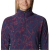 Columbia womens Glacial Iv Print Half Zip(Nocturnal Herringtones Print)