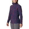 Columbia womens Glacial Iv Print Half Zip(Nocturnal Herringtones Print)