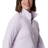 Columbia womens Glacial Iv Print Half Zip(Pale Lilac Quilt Pattern)