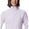 Columbia womens Glacial Iv Print Half Zip(Pale Lilac Quilt Pattern)