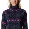 Columbia womens Glacial Iv Print Half Zip(Plum Blanket)