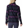 Columbia womens Glacial Iv Print Half Zip(Plum Blanket)
