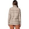 Columbia womens Glacial Iv Print Half Zip(Safari Stippled Stripe)