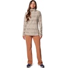Columbia womens Glacial Iv Print Half Zip(Safari Stippled Stripe)