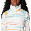 Columbia womens Glacial Iv Print Half Zip(Sea Salt Skyscape)