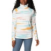 Columbia womens Glacial Iv Print Half Zip(Sea Salt Skyscape)