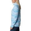 Columbia womens Glacial Iv Print Half Zip(Serenity 80s Stripe Print)