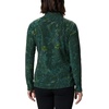 Columbia womens Glacial Iv Print Half Zip(Spruce Dotty Floral)