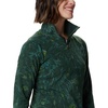 Columbia womens Glacial Iv Print Half Zip(Spruce Dotty Floral)