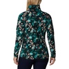 Columbia womens Glacial Iv Print Half Zip(Spruce Solarized Print)