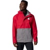 Columbia Men’s Collegiate Field Bound Jacket(Waz – Red Velvet/City Grey)