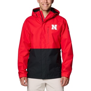 Columbia Men’s Collegiate Field Bound Jacket(Neb – Bright Red/Black)
