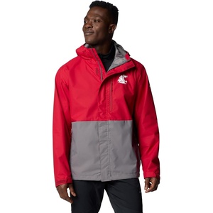 Columbia Men’s Collegiate Field Bound Jacket(Waz – Red Velvet/City Grey)