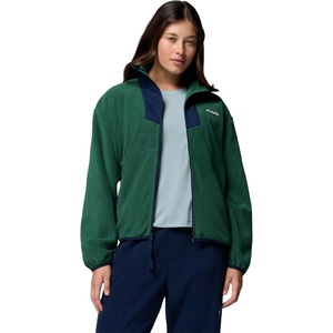 Columbia Sequoia Grove™ Full Zip Fleece(Rain Forest/Collegiate Navy)