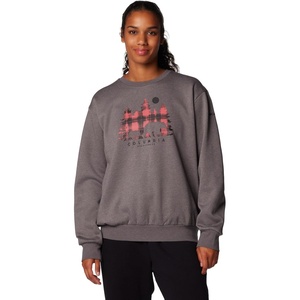 Columbia Women’s Hart Mountain Crew III(City Grey/Treehome Omblur)