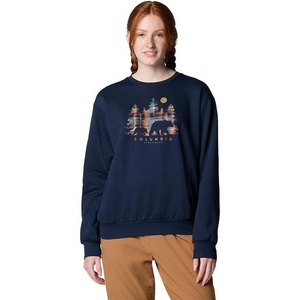Columbia Women’s Hart Mountain Crew III(Collegiate Navy/Treehome Plaid)