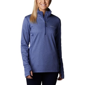 Columbia Women’s Park View Grid Fleece Half Zip(Dark Sapphire Heather)
