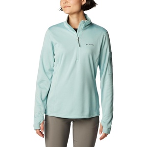 Columbia Women’s Park View Grid Fleece Half Zip(Green)
