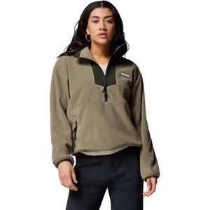 Columbia Women’s Sequoia Grove™ 1/2 Zip Fleece(Stone Green/Greenscape/Collegiate Navy)