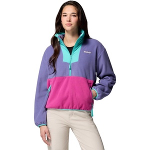 Columbia Women’s Sequoia Grove™ 1/2 Zip Fleece(Stormwatch/Fuchsia/Dolphin)