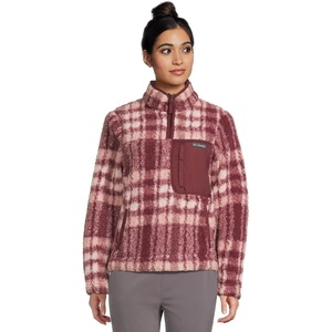 Columbia Women’s West Bend™ 1/4 Zip II(Rich Wine Herringplaid)